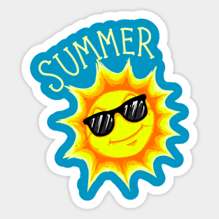 My Summer Tee Sticker